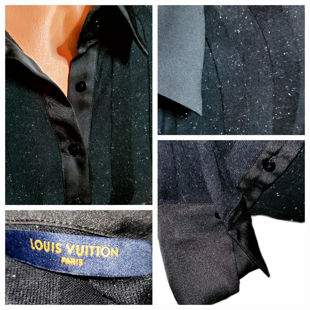 LOUIS VUITTON Paris Cashmere wool blend ribbed knit Sweater - Picture 7 of 11